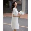 Women's Lightweight Chinese Style Embroidered Knit Dress