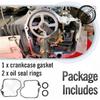 Huthbrother 2* Pack 697110 Crankcase Gasket & 795387 2* Pack Oil Seal Compatible With BS