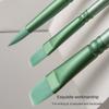 6 Pcs Watercolor Brush Pointed Round Flat Head Soft Hair Beginner's Art Student Hand Drawn Watercolor Nylon Painting Material