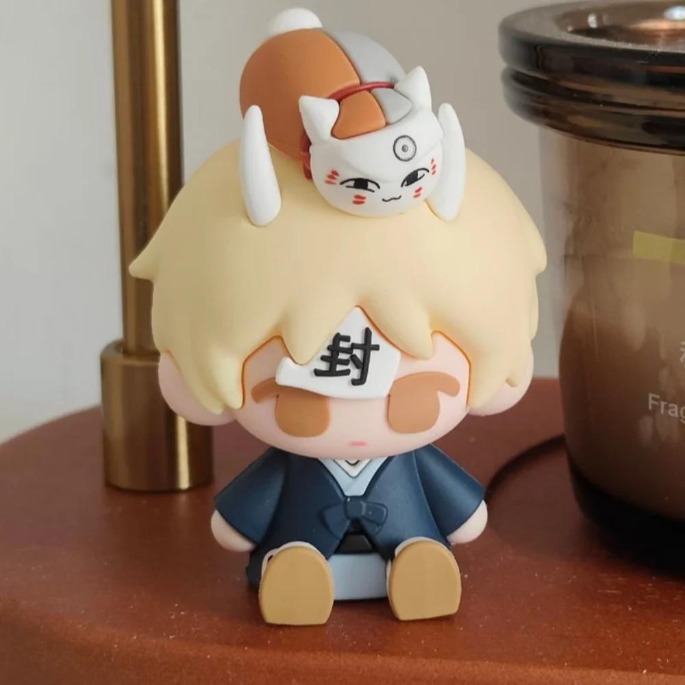 Generic Natsume Yuujinchou Pvc Figure 8cm Natsume Tanuma Taki Nyanko Sensei Anime Character Desktop Decoration Collectible Toy