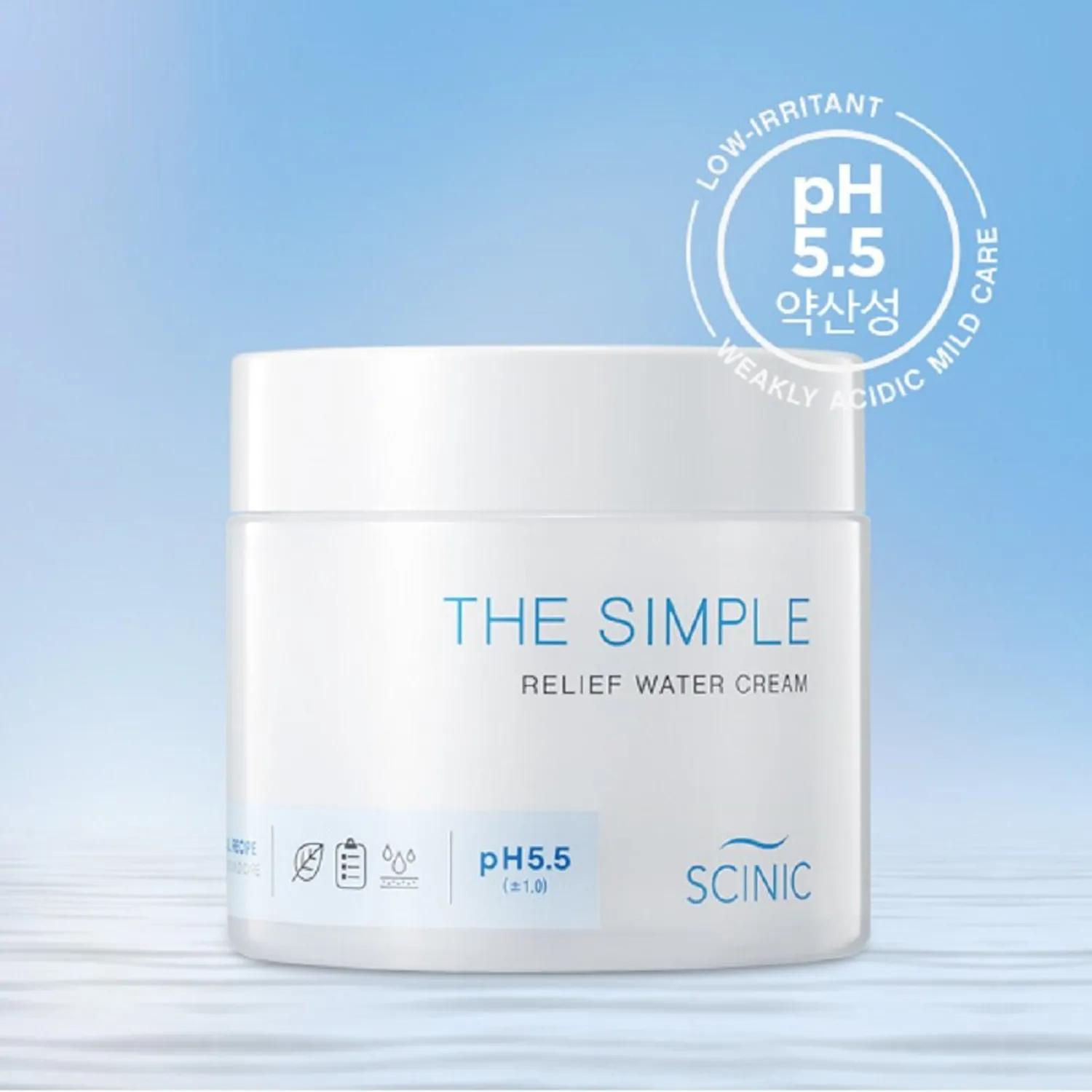 SCINIC The Simple Relief Водный крем