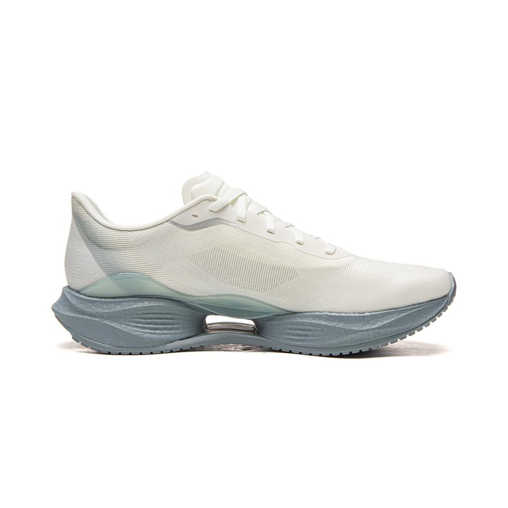 Li Ning Super Light 23 Cushioning Slip Resistant Abrasion Resistant Breathable Low top Casual Running Shoes Men's White ARBW017-18