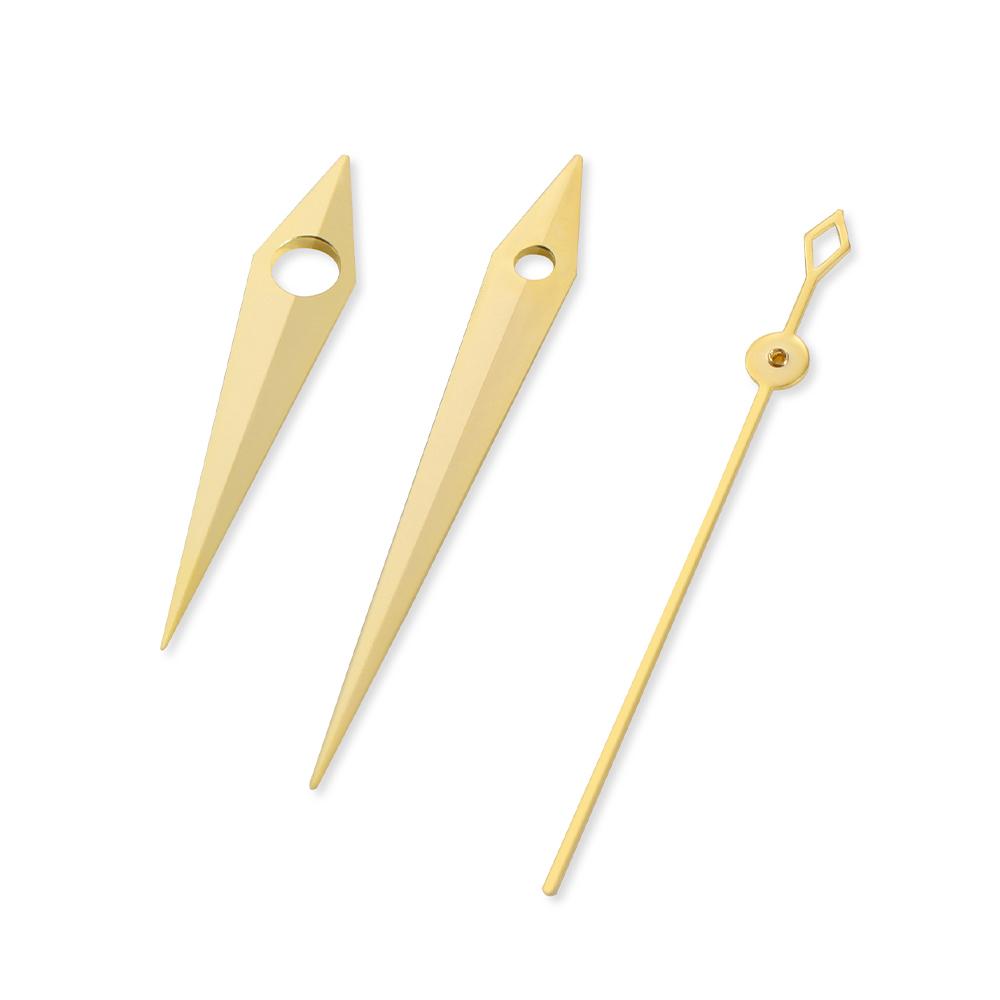 

NH35 NH36 NH37 Полированные Стрелки 14*18*19мм Dauphine Стрелка Часы Стиль Cocktail Presage Аксессуары для Часов Стрелки Указатель золотой