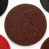 Round Table Mat Leather Table Placemats Cup Coaster Heat Resistant Cup Mug Mat Coffee Drink Tea Pad
