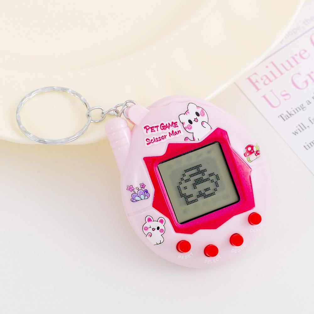 Portable Interactive Virtual Pet Console Keychain