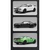 1/22 Dodge Challenger Redeye Hellcat Super Muscle Sportbil Legering Metall Gjuten Bilmodell Ljud & Ljus Samling Hobbys Gåva