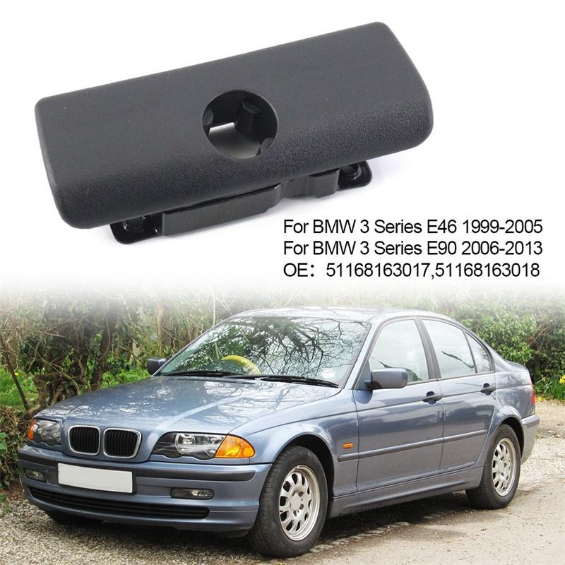 

Black Glove Box Latch Handle Glovebox Lock Handle Parts For Bmw 3 Series E46 E90 51168163018 51168163017 чёрный