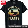 Retro Power Plant Vegetarian Womens Short Sleeved Tshirt Cute Funny Vintage Graphic T Shirts