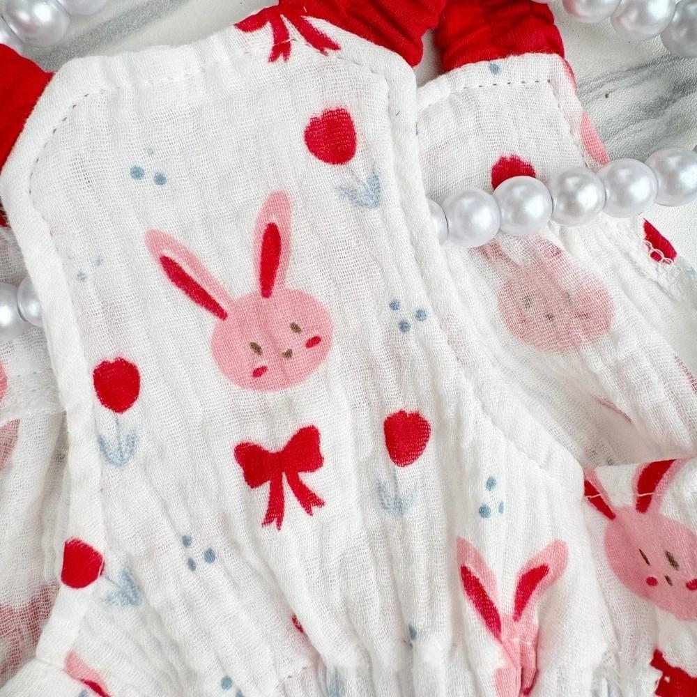 Cotton Dog Suspenders Dress Thin Breathable Summer Cat Clothes Puppy Princess Skirt Spring