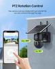 Telecamera di Sorveglianza Solare 4G Wireless da 3MP con Visione Notturna HD e Monitoraggio Remoto Esterno a Basso Consumo