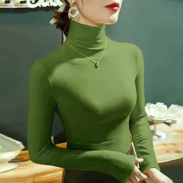 Warmer Winter Rollkragen Pullover Bluse Dickes Damen Unterhemd