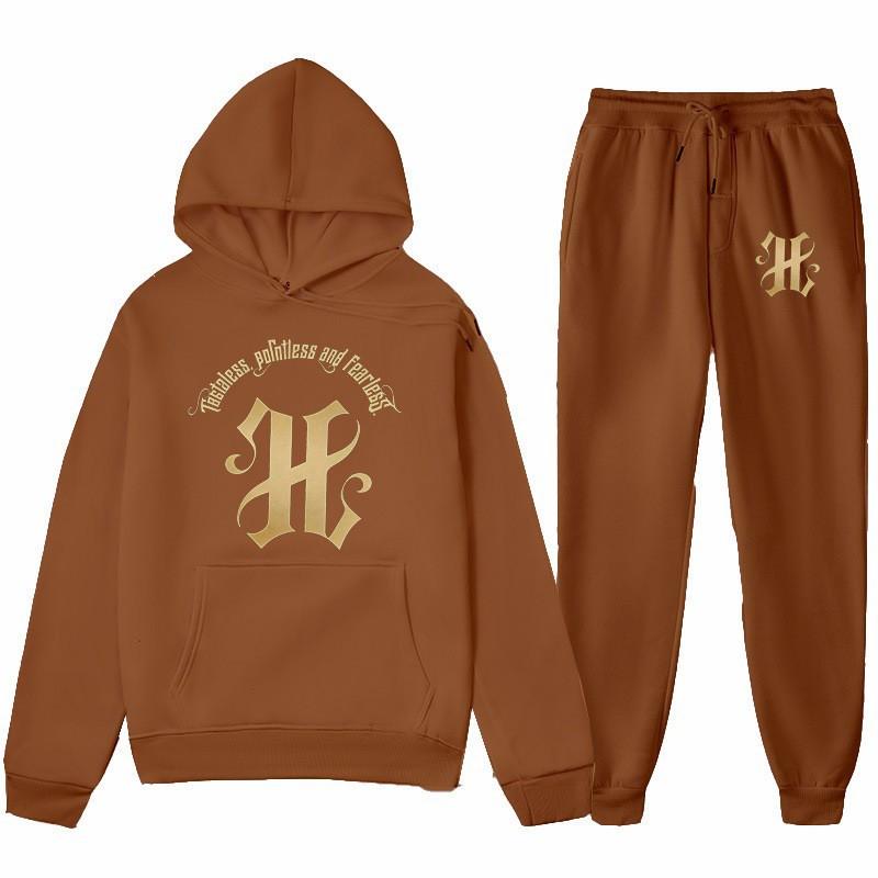 Herren Kapuzenpullover Mit Gotischem Bogen Buchstaben Druck Fleecegefüttert Lässiger Pullover