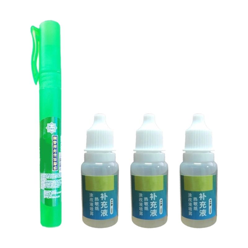 Thermolack Korrekturstift Wiederverwendbare Korrekturflasche Mit Präziser Düse Für Papierbearbeitung Sofort Trocknende Technologie