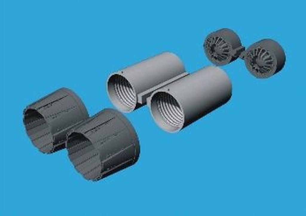 IRIS 1/72 Eurofighter Typhoon Afterburner (for Revell 04317/04338) Plastic Model Parts ARS7392 (Airplane)