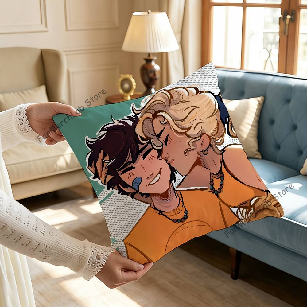 Cartoon PPercabeth Fanart Pillow Case Ultra Soft Skin Friendly Fabric Cloud Like Comfort Concealed Zipper