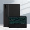 For Galaxy Tab S8 Ultra Lær Tastaturdeksel Med Berøring Bakbelyst Bluetooth-tastatur For Nettbrettbeskyttelse