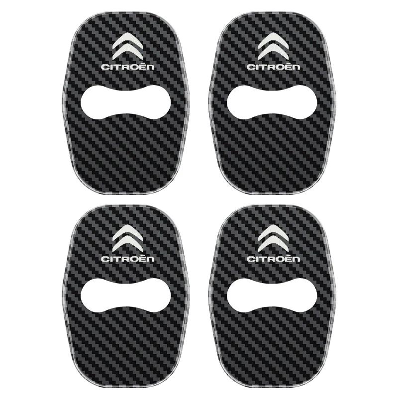 Metall-Türschloss-Abdeckung für Citroen C4 C3-XR C5 Aircross C6 C-quatre Picasso C-Elysee C4L C3L Emblem Aufkleber Abzeichen