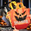 Halloween Gift Bags Nonwoven Reusable Tote for Trick or Treat Candy Spooky Party Large Capacity Spooky Holiday Storage Handbag