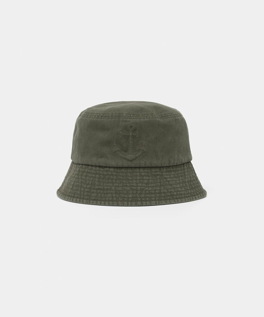 UNIFORM BRIDGE Embroidery Bucket Hat Olive