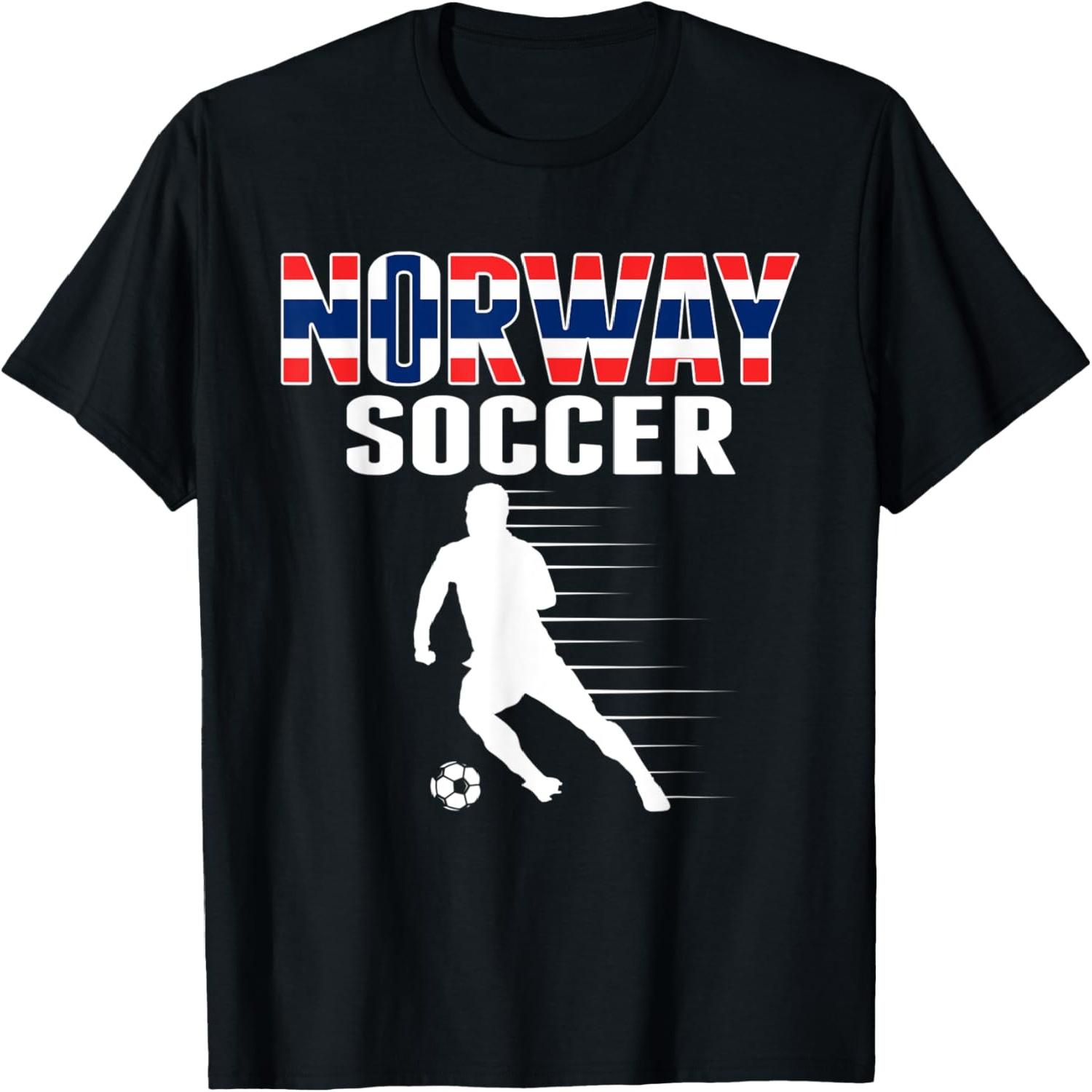 Norway Soccer Fans Jersey - Norwegian Football Supporters T-Shirt S разноцветный