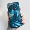 Phone Case For Itel S15/S15 Pro Candy Color Jelly Soft Shockproof Black Cover Trendy Style Painted Pattern Casing