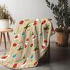 Festive Christmas Throw Blanket Cozy Reversible Flannel Blanket Holiday Home Decor Gift Ultra Soft Warm Texture Cozy
