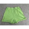 Export Old Beauty Original Single Cotton Small Terry Side Pocket Bright Color Series Women Home Sports Elastic Shorts Comfortable