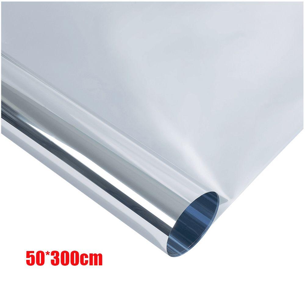 

Одностороннее зеркало, легко наносится, матовая пленка для стекла, наклейка на стекло, пленка для окон, дневная конфиденциальность 50X300cm