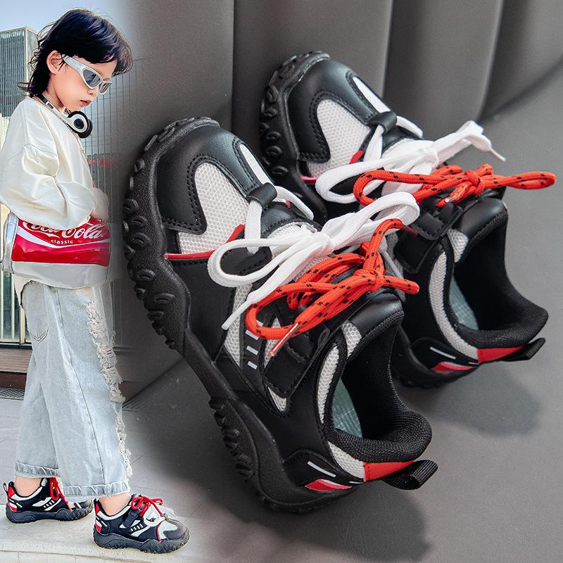 Children's moral training shoes spring and autumn 2025 new spring girls' sports shoes baby shoes fried street popular casual shoes