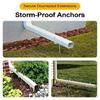 2 pièces Support Métallique pour Gouttière Support de Tuyau d'Eau de Pluie Antirouille Stabilisateur Ancrages pour Support de Tuyau