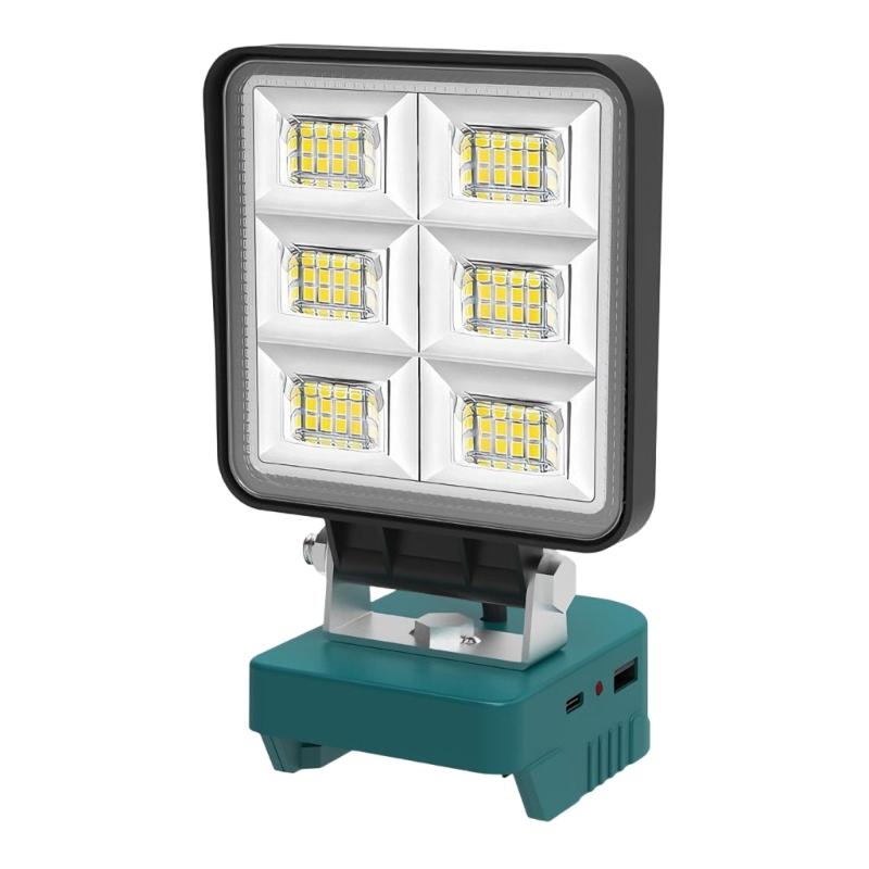 Solid ABS Multi Functional Work Light with Adjustable Head for Car Repair Camping and Night Tasks High Luminances