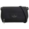Bag Shoulder Bag Outlet Brand Leather Black Leila Flap Zip Crossbody LEILA FLAP ZIP CB KE487 001 Kate Spade [Kate Spade] Women's [item]