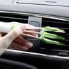 Double Head Car Detail Cleaning Brushes Car Air Vent Cleaning Conditioner Grille Duster Wipe Brushes Car Interior Cleaning Tools