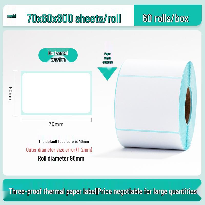 100x150 Self-Adhesive Thermal Paper Labels for Logistics