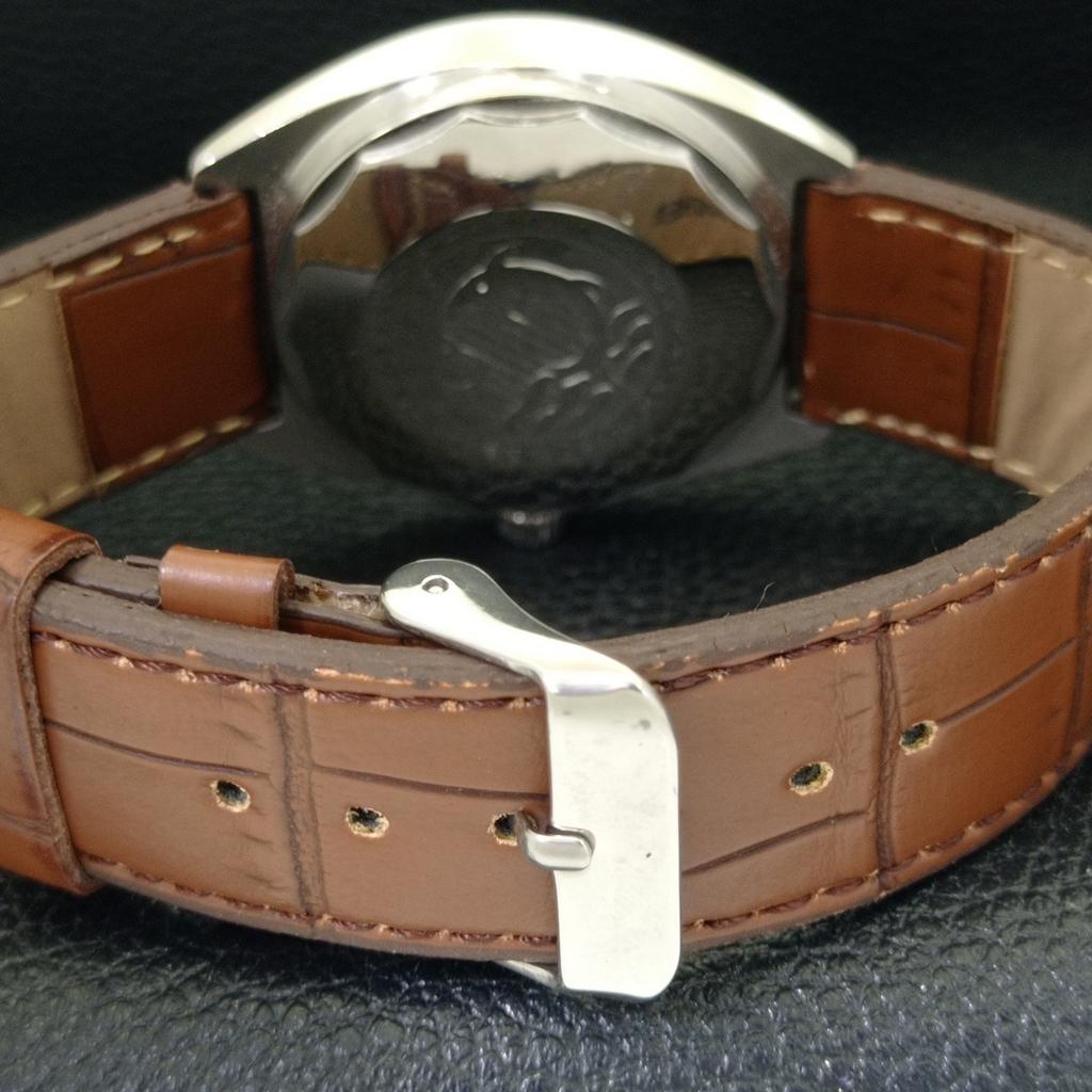 POUŽITÉ ŠVAJČIARSKE ENICAR AUTOMATICKÉ 167 PÁNSKE HODINKY DEŇ&DÁTUM HNEDÝ CIFERNÍK a432173-2