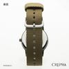 CREPHA Analog Fabric or Nylon Women's Watch, Waterproof, Strap, Khaki, TE-AM043-KIG