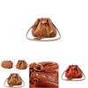 Elegant Women Bucket Shape Tassel Decorated Shoulder Cross Body Bag For Stylish Looks
