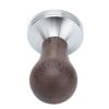 53mm Edelstahl Kaffee Tamper Holzgriff Kaffeepulver Hammer Presswerkzeug Zubehör