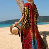 Leopard Print Evening Dress for Women - Colorful, Loose, Plus Size