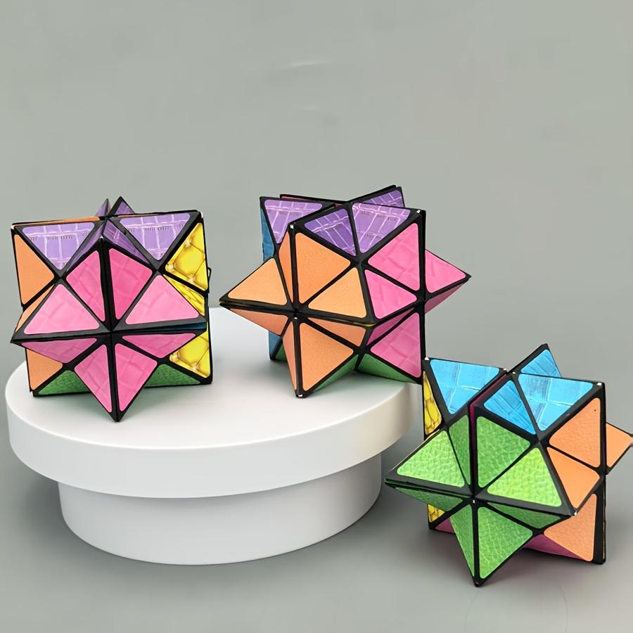 The Infinite Transformable Cube, A 3D Rotatable Cube with Striped Patterns, A Spatial Geometry-flipping Children's Toy, A Puzzle for Mental Training