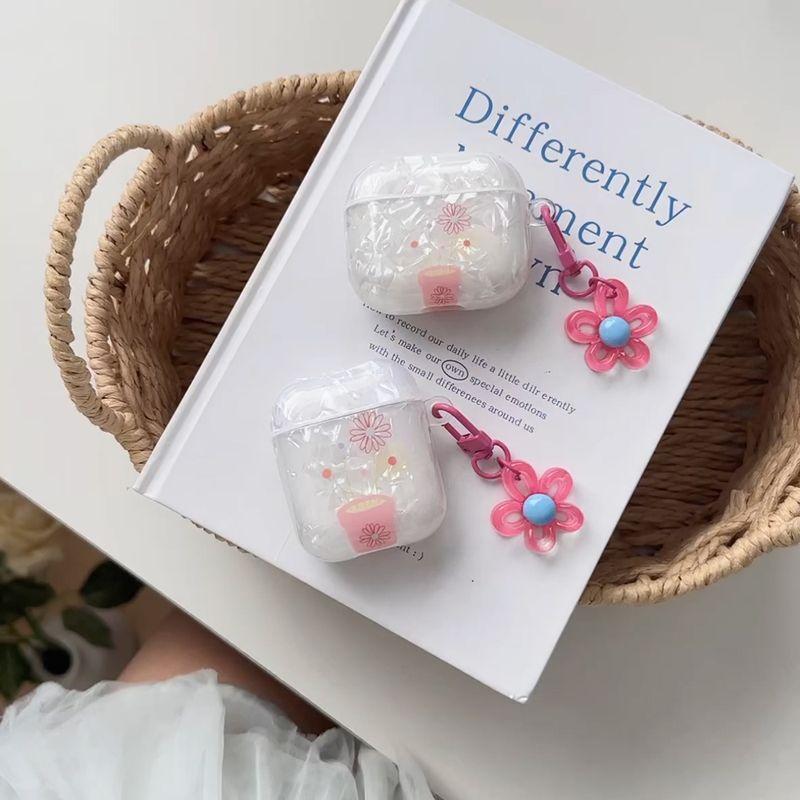 

Case Pro2 Earphone Case Second and Third Generation Noise Reduction Version Third Generation Fourth Generation Korean Cute Seven Or Five Cases Apple Airpods Pro [Shell Flower] Pendant