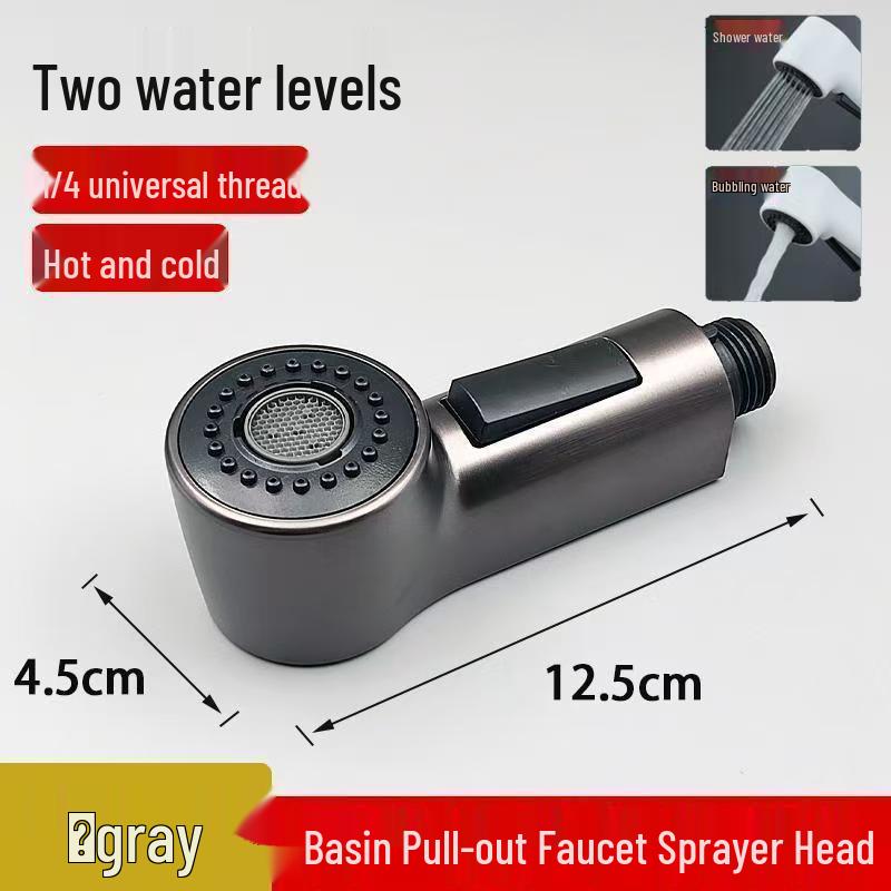 Precision Kitchen Sink Pull-Out Faucet Replacement: Anti-Splash Retractable Shower Nozzle