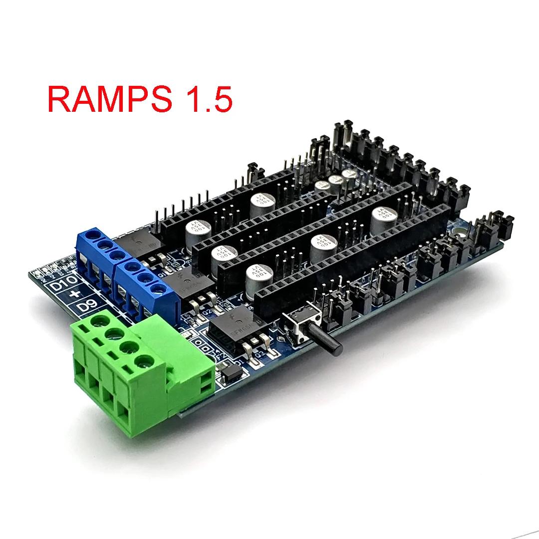 

RAMPS 1.4 1.5 Панель Часть Материнская плата Детали 3D-принтеров Экран Красный Черный Управление Ramps 1.4