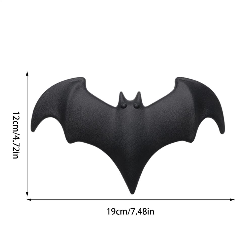 Автомобильная 3D Декоративная Модификация Хвоста Без Пробивки Декоративная Наклейка Летучая Мышь Крыша Маленький Хвост Автомобильная Наклейка Наклейка на Кузов Автомобиля Для Хэллоуина чёрный