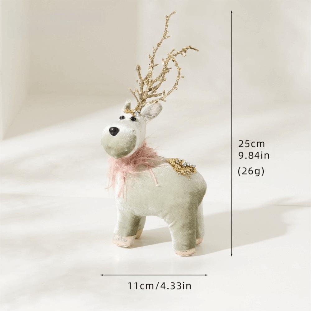 Neue Flanell Weihnachtsbaumdekorationen Große Leichte Weihnachtshänger Schwan Reh Weihnachtsbaum Hängende Ornamente Weihnachtsfeier