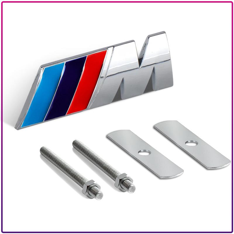 1 Pezzo Distintivo Logo Auto Griglia Anteriore Bagagliaio Decorazione Adesivo Accessori Per BMW E34 E46 E39 E38 E90 E60 E36 F30 F30 F10 E92 E38 E91 G30 G38 M3 M5