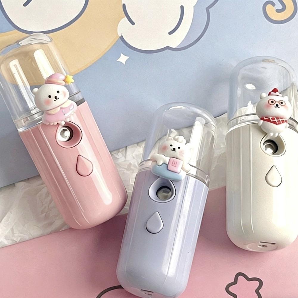 USB Rechargeable Handheld Humidifier Skin Care Oil Diffuser Moisturizing Mist Sprayer  Facial Use