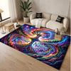 Tree of Life Theme Soft Crystal Velvet Rug Custom Name & Text Print Non Slip Floor Rug for Bedroom Living Room