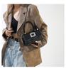 Casual Commuter Handbag Korean Style Simple Square Bag With Stitching Detail