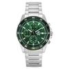 Refurbished Casio Edifice Analog Standard Chronograph Stainless Steel Green Dial Quartz EFR-526D-3A 100M Men's Watch